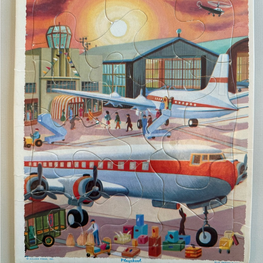 Playskool Airplane Adventure Puzzle